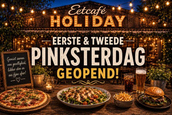 Open met Pinksteren!